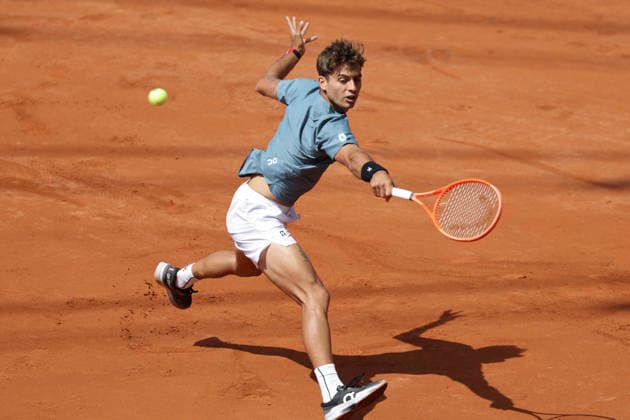 2026.05.19, xFSx, Bitpanda Open Hamburg ATP500, Achtelfinale, Herren-Tennistunier in Hamburg , Am Rothembaum in Hamburg , Flavio Cobolli (ITA) spielt eine Rueckhand Copyright: HMBxMedia FernandoxSoares