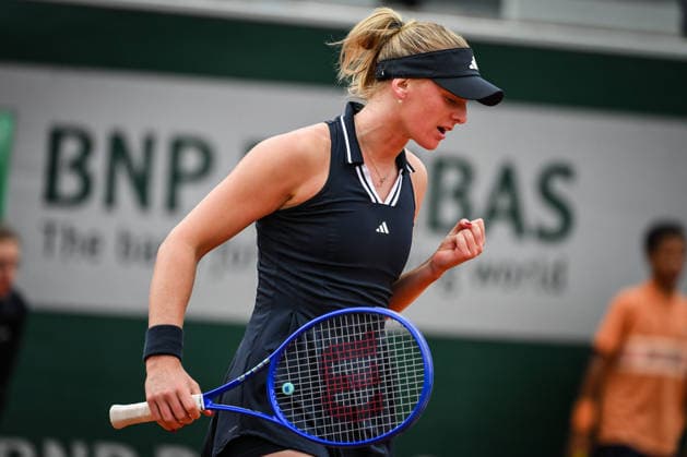 May 19, 2026, Paris, France, France: Ashlyn KRUEGER of United States celebrates his point during the second qualifying day of the Roland-Garros 2026, French Open 2026, Grand Slam tennis tournament at Roland-Garros Stadium on May 19, 2026 in Paris, France. Paris France - ZUMAm308 20260519_zsp_m308_017 Copyright: xMatthieuxMirvillex