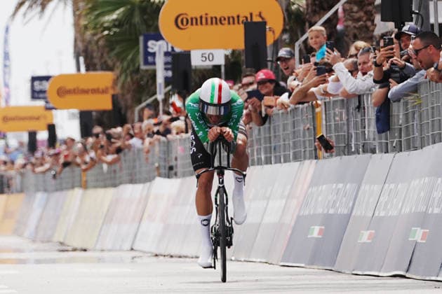 Italy™s Filippo Ganna of Netcompany Ineos during Stage 10, an individual time trial at the Giro d™Italia, from Viareggio to Massa, Italy, Tuesday, May 19, 2026.  Copyright: xGianxMattiaxD Albertox xLaPressex