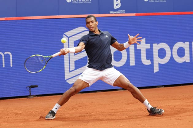2026.05.19, xFSx, Bitpanda Open Hamburg ATP500, Achtelfinale, Herren-Tennistunier in Hamburg , Am Rothembaum in Hamburg , Felix Auger-Aliassime (CAN) spielt eine Vorhand Copyright: HMBxMedia FernandoxSoares