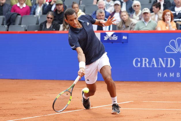 2026.05.19, xFSx, Bitpanda Open Hamburg ATP500, Achtelfinale, Herren-Tennistunier in Hamburg , Am Rothembaum in Hamburg , Felix Auger-Aliassime (CAN) spielt eine Vorhand Copyright: HMBxMedia FernandoxSoares