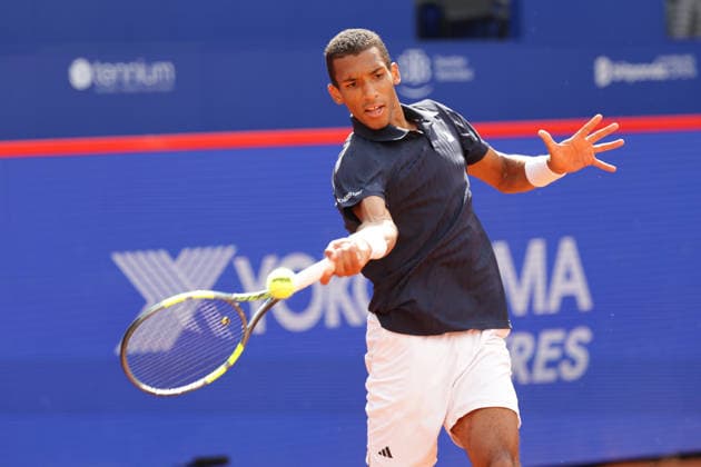 2026.05.19, xFSx, Bitpanda Open Hamburg ATP500, Achtelfinale, Herren-Tennistunier in Hamburg , Am Rothembaum in Hamburg , Felix Auger-Aliassime (CAN) spielt eine Vorhand Copyright: HMBxMedia FernandoxSoares