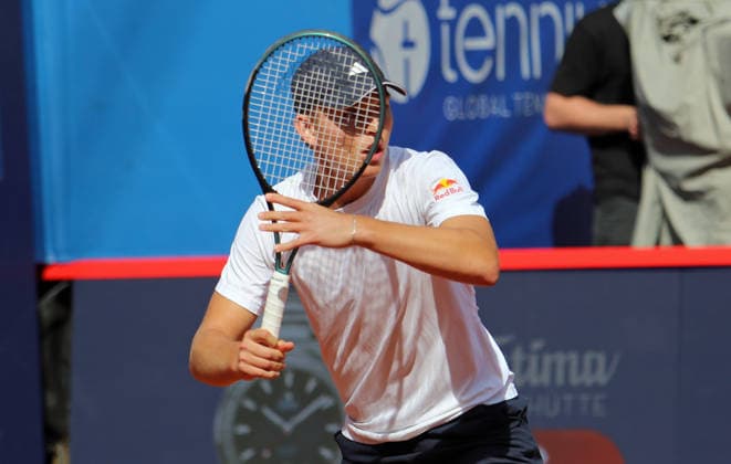 Bitpanda Hamburg Open, ATP, Tennis Herren 500 am Hamburger Rothenbaum. DTB-Profi Justin Engel.