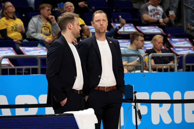 DEU, easyCredit BBL, ALBA vs. Rasta Vechta, 19.05.2026, Uber-Arena, Berlin, DEU, easyCredit BBL, ALBA vs. Rasta Vechta, im Bild Headcoach Christian Held (RASTA Vechta)