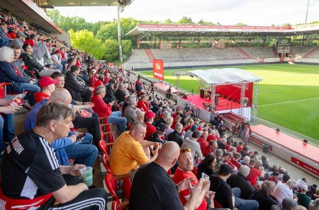 Fußball, Herren, Saison 2025 2026, 1. Bundesliga, 1. FC Union Berlin, Ordentliche Mitgliederversammlung im Stadion An der Alten Försterei, Übersicht, 19.05. 2026, Copyright: xMatthiasxKochx