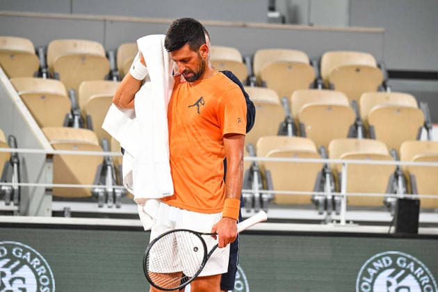TENNIS : Roland Garros 2026 - Paris - 19 05 2026 Novak Djokovic (SRB) ParisFrance  Copyright: xBaptistexAutissierx