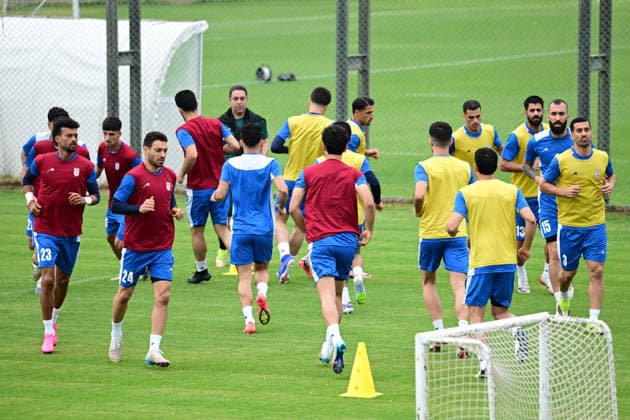 Iran National Football Team starts preparations in Turkiye s Antalya ahead of 2026 FIFA World Cup, WM, Weltmeisterschaft, Fussball ANTALYA, TURKIYE - MAY 19: Members of the Iran National Football Team take part in a training session at the Mardan Sports Complex in Antalya, Turkiye on May 19, 2026. The national team, Nationalteam launched their training camp in southern Turkiye to prepare for the upcoming 2026 FIFA World Cup, jointly hosted by the United States, Canada, and Mexico. Orhan Cicek Anadolu Antalya Turkey. Editorial use only. Please get in touch for any other usage. Copyright: x2026xAnadoluxOrhanxCicekx