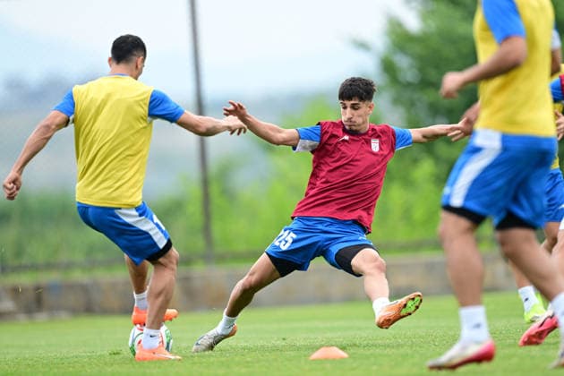 Iran National Football Team starts preparations in Turkiye s Antalya ahead of 2026 FIFA World Cup, WM, Weltmeisterschaft, Fussball ANTALYA, TURKIYE - MAY 19: Members of the Iran National Football Team take part in a training session at the Mardan Sports Complex in Antalya, Turkiye on May 19, 2026. The national team, Nationalteam launched their training camp in southern Turkiye to prepare for the upcoming 2026 FIFA World Cup, jointly hosted by the United States, Canada, and Mexico. Orhan Cicek Anadolu Antalya Turkey. Editorial use only. Please get in touch for any other usage. Copyright: x2026xAnadoluxOrhanxCicekx
