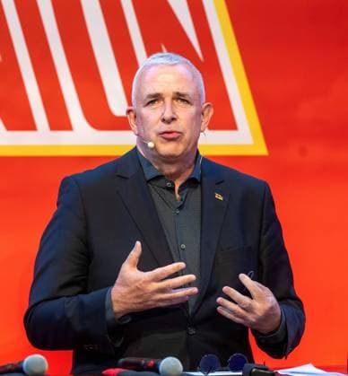Fußball, Herren, Saison 2025 2026, 1. Bundesliga, 1. FC Union Berlin, Ordentliche Mitgliederversammlung im Stadion An der Alten Försterei, Präsident Dirk Zingler (1. FC Union), 19.05. 2026, Copyright: xMatthiasxKochx