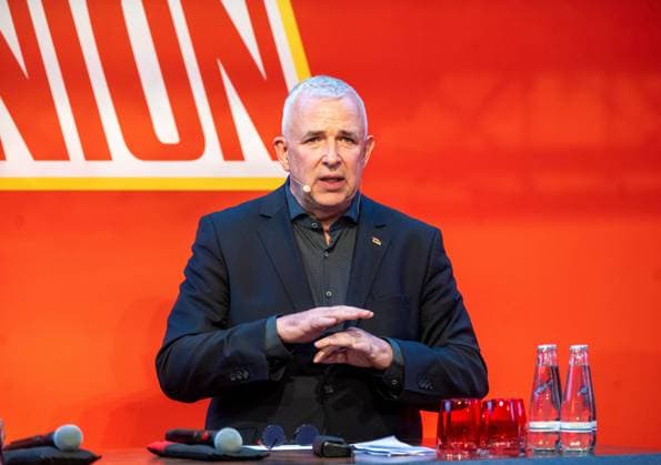 Fußball, Herren, Saison 2025 2026, 1. Bundesliga, 1. FC Union Berlin, Ordentliche Mitgliederversammlung im Stadion An der Alten Försterei, Präsident Dirk Zingler (1. FC Union), 19.05. 2026, Copyright: xMatthiasxKochx