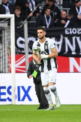 Sporting Charleroi v OH Leuven - Jupiler Pro League Europe Play-Off CHARLEROI, BELGIUM - MAY 19 : Van Den Kerkhof Kevin defender of Sporting Charleroi during the Jupiler Pro League Europe Play-Off match between Sporting Charleroi and OH Leuven on May 19, 2026 in Charleroi, Belgium, 19 05 2026 Charleroi Belgium  Copyright: xVincentxKalutx