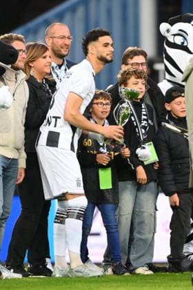 Sporting Charleroi v OH Leuven - Jupiler Pro League Europe Play-Off CHARLEROI, BELGIUM - MAY 19 : Van Den Kerkhof Kevin defender of Sporting Charleroi during the Jupiler Pro League Europe Play-Off match between Sporting Charleroi and OH Leuven on May 19, 2026 in Charleroi, Belgium, 19 05 2026 Charleroi Belgium  Copyright: xVincentxKalutx