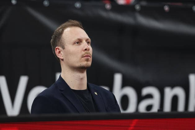 Jacques Schneider (Vet Concept Gladiators Trier, Chef-Trainer), GER, FC Bayern Basketball vs. Vet Concept Gladiators Trier, Basketball, easycredit Basketball Bundesliga, Playoffs, Viertelfinale, Saison 2025 2026, 19.05.2026, GER, FC Bayern Basketball vs. Vet Concept Gladiators Trier, Basketball, easycredit Basketball Bundesliga, Playoffs, Viertelfinale, Saison 2025 2026, 19.05.2026 Muenchen Copyright: xEibner-Pressefoto JennixMaulx EP_JML