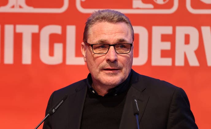 Geschäftsführer Oskar Kosche MV Mitgliederversammlung im Stadion An der Alten Försterei Fußball Fussball Bundesliga Herren DFL Saison 2025 2026 19.05.2026 1.FC Union Berlin FCU