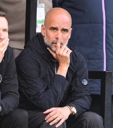 19 May 2026 - AFC Bournemouth v Manchester City - Premier League - Vitality Stadium - Bournemouth. AFC Bournemouth v Manchester City - Premier League - Vitality Stadium - Bournemouth. Manchester City Manager Pep Guardiola. Picture : Mark Pain Alamy Live News BOURNEMOUTH England  Copyright: xMarkxPainx