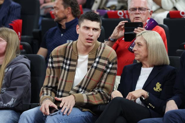 Ivan Kharchenkov (University of Arizona, deutscher Basketballer), GER, FC Bayern Basketball vs. Vet Concept Gladiators Trier, Basketball, easycredit Basketball Bundesliga, Playoffs, Viertelfinale, Saison 2025 2026, 19.05.2026, GER, FC Bayern Basketball vs. Vet Concept Gladiators Trier, Basketball, easycredit Basketball Bundesliga, Playoffs, Viertelfinale, Saison 2025 2026, 19.05.2026 Muenchen Copyright: xEibner-Pressefoto JennixMaulx EP_JML