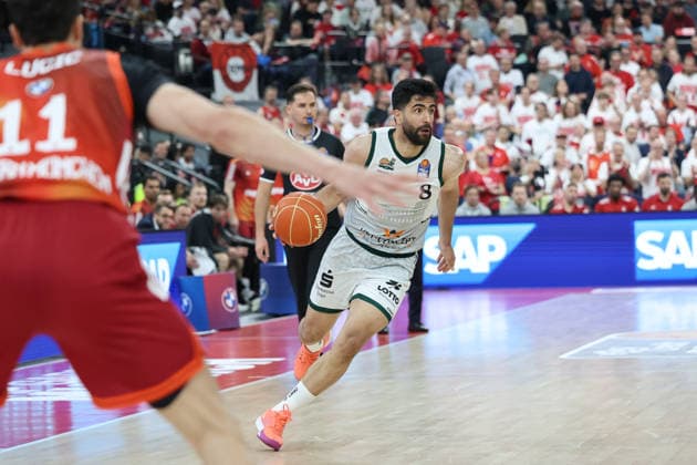 Behnam Yakhchali Dehkordi (Vet Concept Gladiators Trier, 08), GER, FC Bayern Basketball vs. Vet Concept Gladiators Trier, Basketball, easycredit Basketball Bundesliga, Playoffs, Viertelfinale, Saison 2025 2026, 19.05.2026, GER, FC Bayern Basketball vs. Vet Concept Gladiators Trier, Basketball, easycredit Basketball Bundesliga, Playoffs, Viertelfinale, Saison 2025 2026, 19.05.2026 Muenchen Copyright: xEibner-Pressefoto JennixMaulx EP_JML
