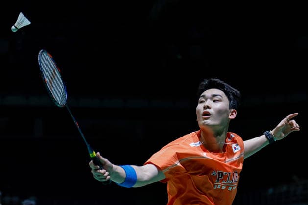 Perodua Malaysia Masters in Kuala Lumpur - 19 May 2026 Yoo Tae Bin of Korea plays against Cheam June Wei of Malaysia (not pictured) during the Men s Singles qualifying match of the Perodua Malaysia Masters 2026 at Unifi Arena. Yoo Tae Bin won with scores; 21 21 : 19 17. Kuala Lumpur Malaysia Copyright: xWongxFokxLoyx xSOPAxImagesx 20260519_PDM_2911 copy