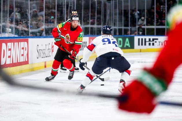 Ice hockey, Eishockey - IIHF WC 2026 ZURICH,SWITZERLAND,19.MAY.26 - ICE HOCKEY - IIHF Ice Hockey World Championship, WM, Weltmeisterschaft 2026, group stage, Hungary vs Great Britain. Image shows Zsombor Garat (HUN).  GEPAxpictures xMaticxKlansek