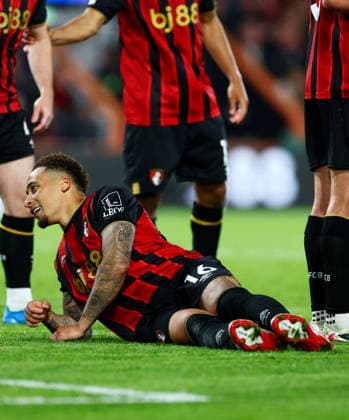 Marcus Tavernier of AFC Bournemouth. AFC Bournemouth v Manchester City, Premier League, Football, Vitality Stadium, Bournemouth, UK - 19 May 2026Bournemouth Vitality Stadium United Kingdom EDITORIAL USE ONLY No use with unauthorised audio, video, data, fixture lists, club league logos or live services. Online in-match use limited to 120 images, no video emulation. No use in betting, games or single club league player publications.  Copyright: xJamesxMarsh Shutterstockx 16881288bt