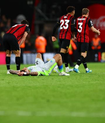 Nico O Reilly of Manchester City at full time. AFC Bournemouth v Manchester City, Premier League, Football, Vitality Stadium, Bournemouth, UK - 19 May 2026Bournemouth Vitality Stadium United Kingdom EDITORIAL USE ONLY No use with unauthorised audio, video, data, fixture lists, club league logos or live services. Online in-match use limited to 120 images, no video emulation. No use in betting, games or single club league player publications.  Copyright: xJamesxMarsh Shutterstockx 16881288bu