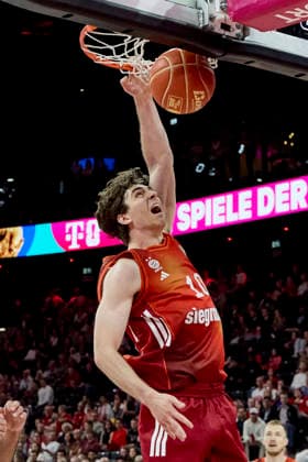Deutsche Basketball Bundesliga (BBL), FC Bayern München Basketball vs VET-CONCEPT GLADIATORS Trier, München FC Bayern Basketball, Trier VET-CONCEPT GLADIATORS, 2026-05-19 in München (SAP Garden) JESSUP Justinian (FC Bayern München Basketball Shooting Guard (SG) Nr10-FCBB10) sportworld München SAP Garden Bayern Deutschland