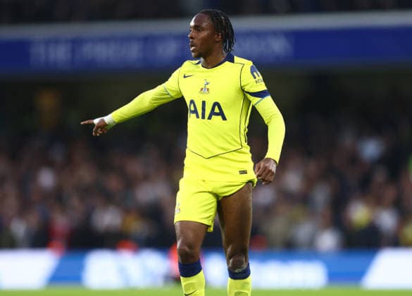 Chelsea v Tottenham Hotspurs, English Premier League, Stamford Bridge, London, UK - 19 05 2026 Mathys Tel of Tottenham Hotspurs in action during the Premier League game against Chelsea at Stamford Bridge London Stamford Bridge London GBR, UK NEWSPAPERS OUT Copyright: xMarkxGreenwoodx