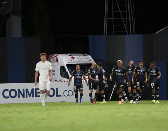 FBL CONMEBOL LIBERTADORES INDEPENDIENTE VALLE VS LIBERTAD Sangolqui, martes 19 de mayo del 2026 Cotejo entre Independiente del Valle vs Libertad, por la Copa Conmebol Libertadores 2026, en el Estadio Banco de Guayaquil. Fotos : API Rolando Enriquez Sangolqui Pichincha Ecuador Copyright: xROLANDO-ENRIQUEZx