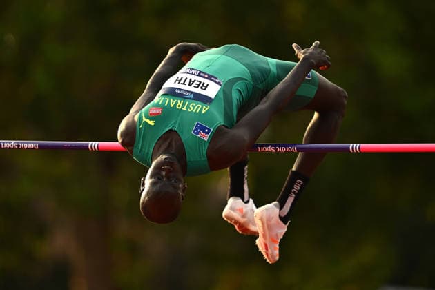 ATHLETICS OCEANIA CHAMPIONSHIPS, Yual Reath of Australia competes in the Men s High Jump during the 2026 Oceania Athletics Championships at Arafura Stadium, Darwin, Wednesday, May 20, 2026. ( NO ARCHIVING DARWIN NORTHERN TERRITORY AUSTRALIA  Copyright: xJOELxCARRETTx 20260520176984349869