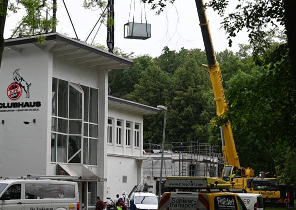 20.05.2026, xophax, Fussball 1.Bundesliga, Köln Cologne , 1.FC Koeln. Saisonende. Sommerpause. Geissbockheim. Umbauarbeiten . Renovierungen. Koeln