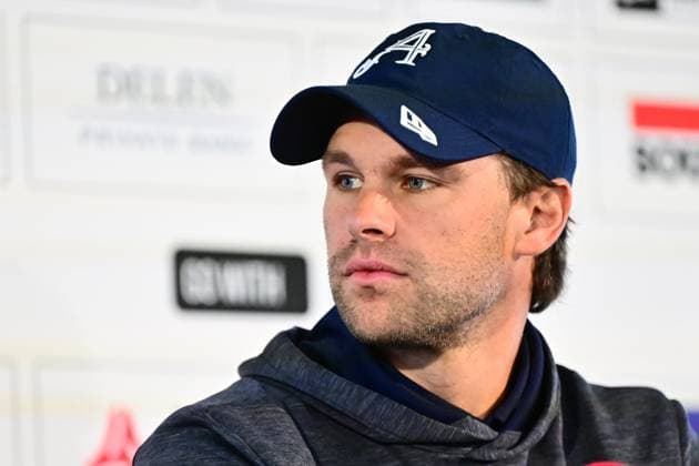 Soudal Open Golf SCHILDE, BELGIUM - MAY 20 : Thomas Detry pictured during a press conference, PK, Pressekonferenz of the Soudal Open Golf at the Rinkven International Golf Club on May 20, 2026 in Schilde, Belgium, 20 05 2026 Schilde Belgium  Copyright: xPeterxDexVoechtx