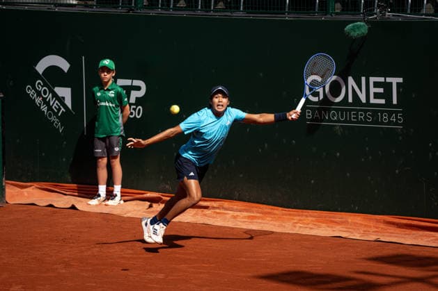 TENNIS : Open de Geneve - 20 05 2026 Stefanos Tsitsipas against Learner Tienat the Geneva Open 2026.  Copyright: xTristanxLapierrex