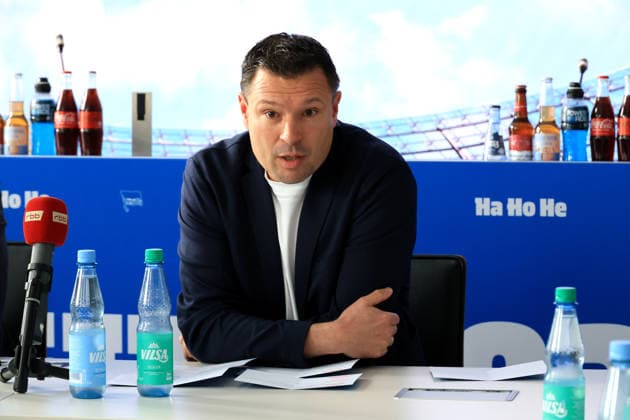 DEU, DFL, 2. FBL Hertha BSC, PK, 20.05.2026, Sportforum, Berlin, DEU, DFL, 2. FBL Hertha BSC, PK, im Bild Benjamin Weber (Sportdirektor, Hertha BSC Berlin), DFL - regulations prohibit any use of Photographs as image sequences and or quasi-video