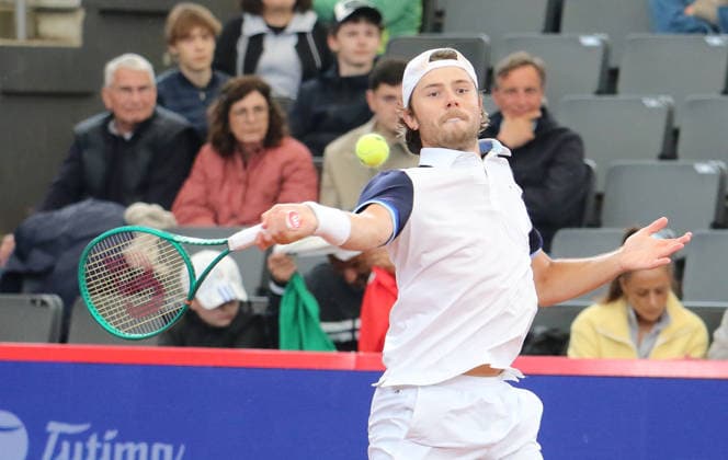 Bitpanda Hamburg Open, ATP, Tennis Herren 500 am Hamburger Rothenbaum: Aleksandar Kovacevic (USA).