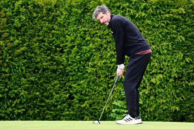 Soudal Open Golf SCHILDE, BELGIUM - MAY 20 : Mark Van Bommel pictured during the tee-off in the ProAm of the Soudal Open Golf at the Rinkven International Golf Club on May 20, 2026 in Schilde, Belgium, 20 05 2026 Schilde Belgium  Copyright: xPeterxDexVoechtx