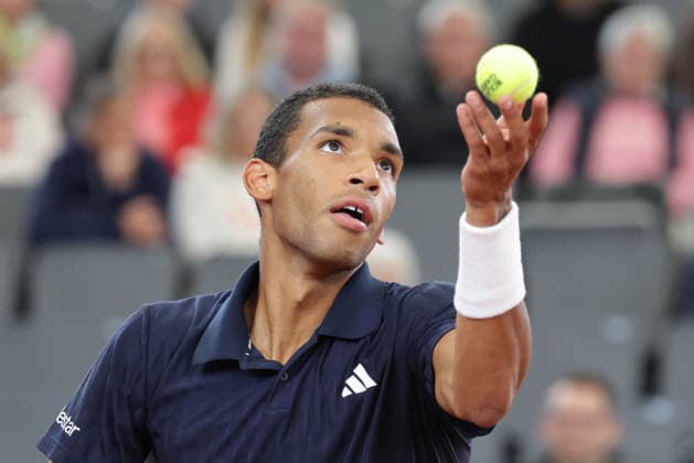 2026.05.20, xFSx, Bitpanda Open Hamburg ATP500, Achtelfinale, Herren-Tennistunier in Hamburg , Am Rothembaum in Hamburg , Felix Auger-Aliassime (CAN) macht einen Aufschlag Copyright: HMBxMedia FernandoxSoares