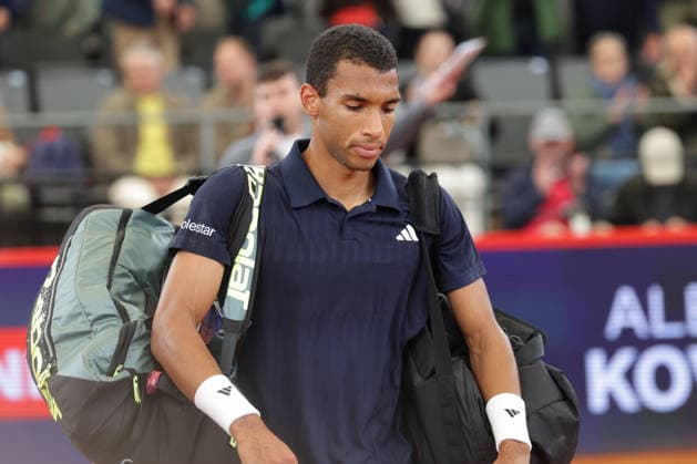2026.05.20, xFSx, Bitpanda Open Hamburg ATP500, Achtelfinale, Herren-Tennistunier in Hamburg , Am Rothembaum in Hamburg , Felix Auger-Aliassime (CAN) enttaeuscht, enttaeusch schauend, dissapointed, traurig, frustriert, frust, gefrustet Copyright: HMBxMedia FernandoxSoares