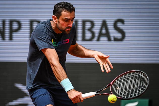 May 20, 2026, Paris, France, France: Marin CILIC of Croatia during a training session of the Roland-Garros 2026, French Open 2026, Grand Slam tennis tournament at Roland-Garros Stadium on May 20, 2026 in Paris, France. Paris France - ZUMAm308 20260520_zsp_m308_039 Copyright: xMatthieuxMirvillex