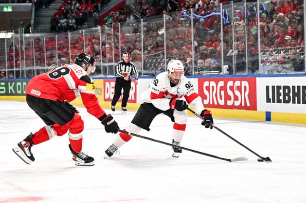 ZURICH, SWITZERLAND - MAY 20: Roman Josi of Switzerland in action during the 2026 IIHF Ice hockey, Eishockey World Championship, WM, Weltmeisterschaft Switzerland game between Austria and Switzerland at Swiss Life Arena on May 20, 2026 in Zurich, Zurich. Zurich Swiss Life Arena Zurich Switzerland Copyright: xJustPictures.ch AndreaxBrancax jp-en-EuSpIm-JP7_ANB_Aut_Swi_20052026_7181