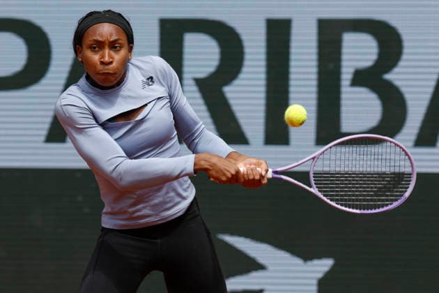 May 20, 2026, Paris, France: COCO GAUFF (USA) in action during a training session on day 3 of the tennis Grand Slam of Roland Garros 2026, at Roland Garros Stadium in Paris. France. Paris France - ZUMAb253 20260520_zsp_b253_016 Copyright: xLoicxBaratouxx