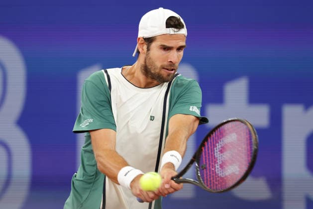 2026.05.20, xFSx, Bitpanda Open Hamburg ATP500, Achtelfinale, Herren-Tennistunier in Hamburg , Am Rothembaum in Hamburg , Karen Khachanov spielt eine Rueckhand Copyright: HMBxMedia FernandoxSoares