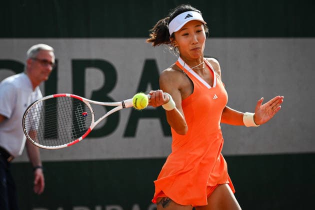 May 20, 2026, Paris, France, France: Xinyu GAO of China during the third qualifying day of the Roland-Garros 2026, French Open 2026, Grand Slam tennis tournament at Roland-Garros Stadium on May 20, 2026 in Paris, France. Paris France - ZUMAm308 20260520_zsp_m308_075 Copyright: xMatthieuxMirvillex