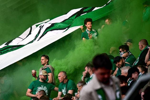 Finale ceskeho fotbaloveho poharu MOL Cupu: FK Jablonec - MFK Karvina, 20. kvetna 2026, Hradec Kralove. Fanousci Jablonce. (CTKxPhoto DavidxTanecek) CTKPhotoP2026052009141  CTKPhotoP2026052009141