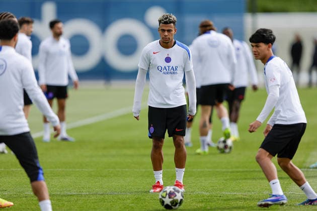 DÃ sirÃ DouÃ (Paris Saint-Germain) during the club™s Media Day ahead of the UEFA Champions League Final at the PSG Campus in Poissy on Wednesday, May 20, 2026. Copyright: AntonioxBorga