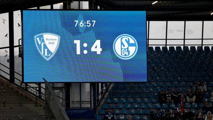 Finale U19-Westfalenpokal VfL Bochum - FC Schalke 04 ** NUR FÜR REDAKTIONELLE ZWECKE ** EDITORIAL USE ONLY **<p>Zwischenstand beim U19 Westfalenpokalfinale zwischen dem VfL Bochum und FC Schalke 04 am 20. Mai 2026 im Vonovia Ruhrstadion in Bochum. Deutschland Nordrhein-Westfalen Bochum Copyright: ChristofxKöpsel