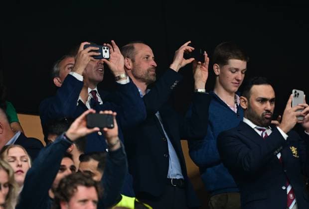 Freiburg v Aston Villa - UEFA Europa League final ISTANBUL, TURKIYE - MAY 20: Prince William of Wales watches the UEFA Europa League final match between Freiburg and Aston Villa at Besiktas Park in Istanbul, Turkiye, on May 20, 2026. Oguz Yeter Anadolu Istanbul Turkey. Editorial use only. Please get in touch for any other usage.  Copyright: x2026xAnadoluxOguzxYeterx