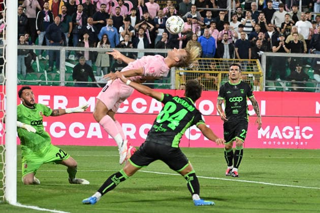 JOEL POHJANPALO del Palermo durante la partita di semifinale playoff di Serie B tra Palermo e Catanzaro allo stadio Renzo Barbera di Palermo, Italia - MercoledÃ¬ 20 Maggio 2026. - Calcio. (Foto di Giovanni Isolino Lapresse)  Copyright: xGiovannixIsolino LaPressex