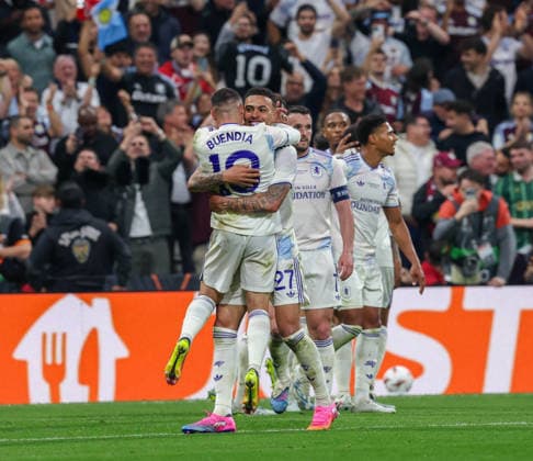 May 20, 2026, Istanbul, Besiktas, ToÂ¼rkiye: Goal the Morgan Rogers of Aston Villa During the football match between Aston Villa vs Freiburg valid for the UEFA Europa League Final, on 20 05 2026 at the Vodafone Arena stadium in Istanbul Istanbul Türkiye - ZUMAs236 20260520_aap_s236_080 Copyright: xFabioxSassox