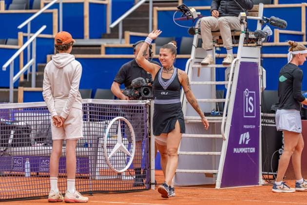 Tennis, Internationaux de Strasbourg WTA, Tennis Damen 500, Tennisclub Straßburg, Frankreich, Oleksandra Oliynykova (UKR) Tennis WTA 500 Internationaux de Strasbourg