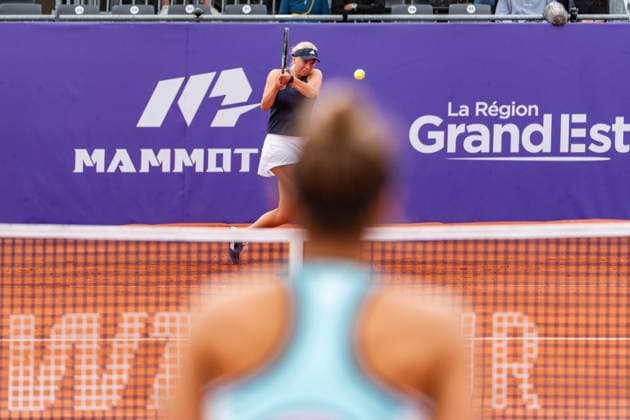 Tennis, Internationaux de Strasbourg WTA, Tennis Damen 500, Tennisclub Straßburg, Frankreich, Clara Tauson (DEN) Tennis WTA 500 Internationaux de Strasbourg
